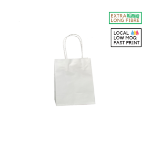 white paper bags mini size