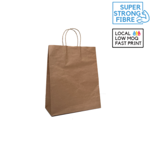 250 brown recycled paper bag image