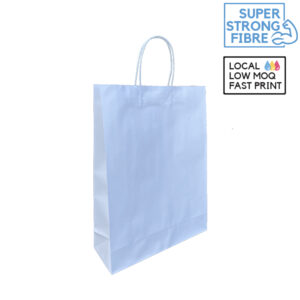 white paper bags trade show bags
